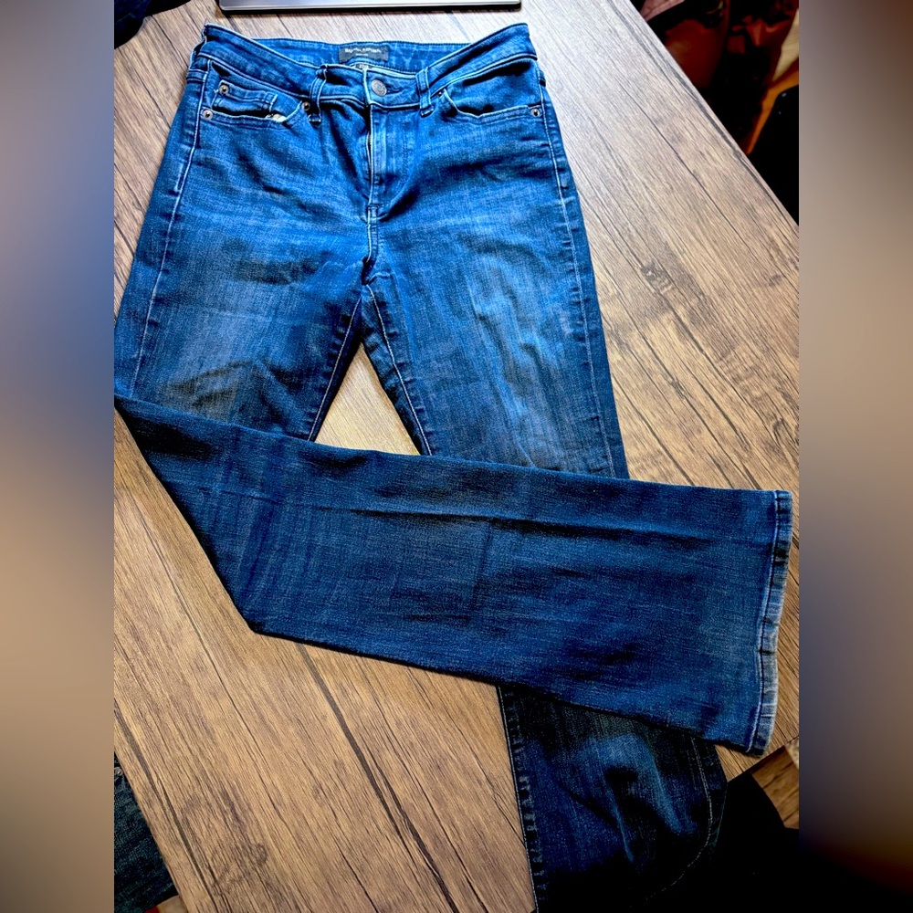 Banana Republic Wide Leg Dark Wash Jeans